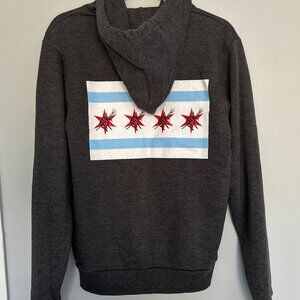 Chicago Flag Zip-Up Hoodie Revolution Brewing